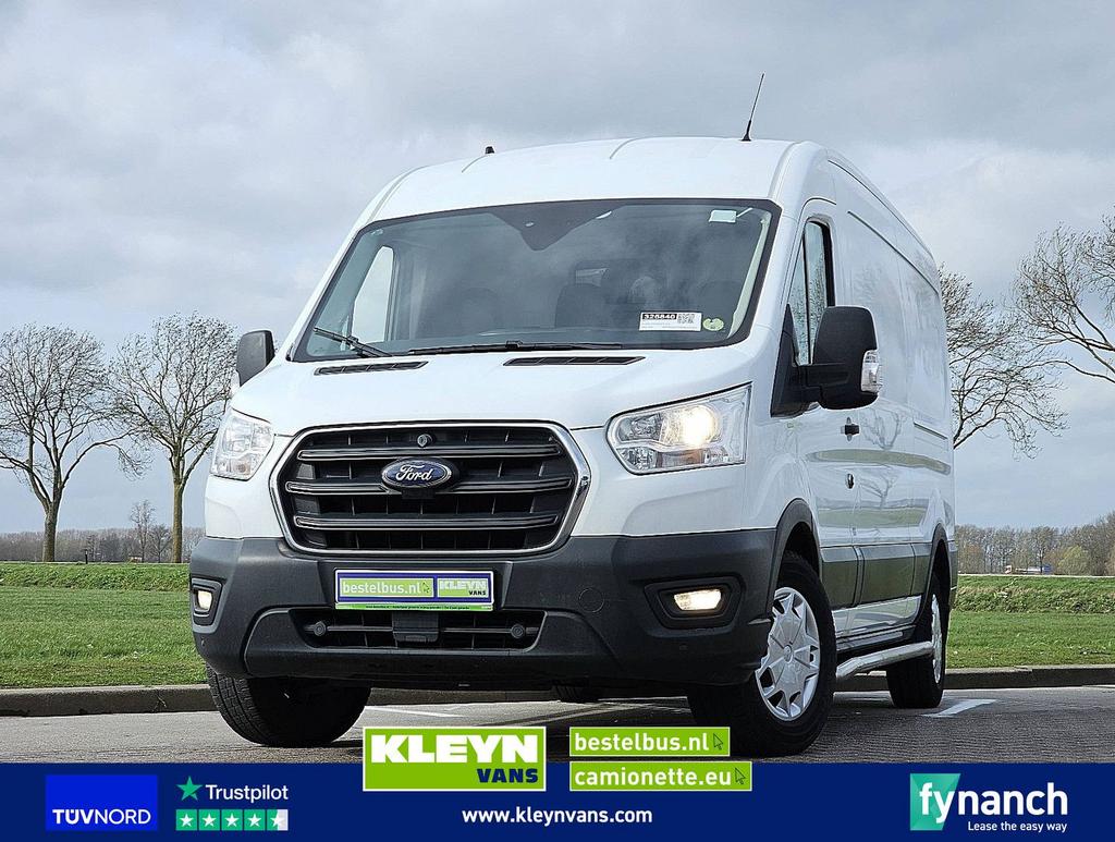 Ford TRANSIT 2.0 L3H2 Camera Euro6 AC, Auto's, Bestelwagens en Lichte vracht, Wit, Bedrijf, Ford, Cruise Control