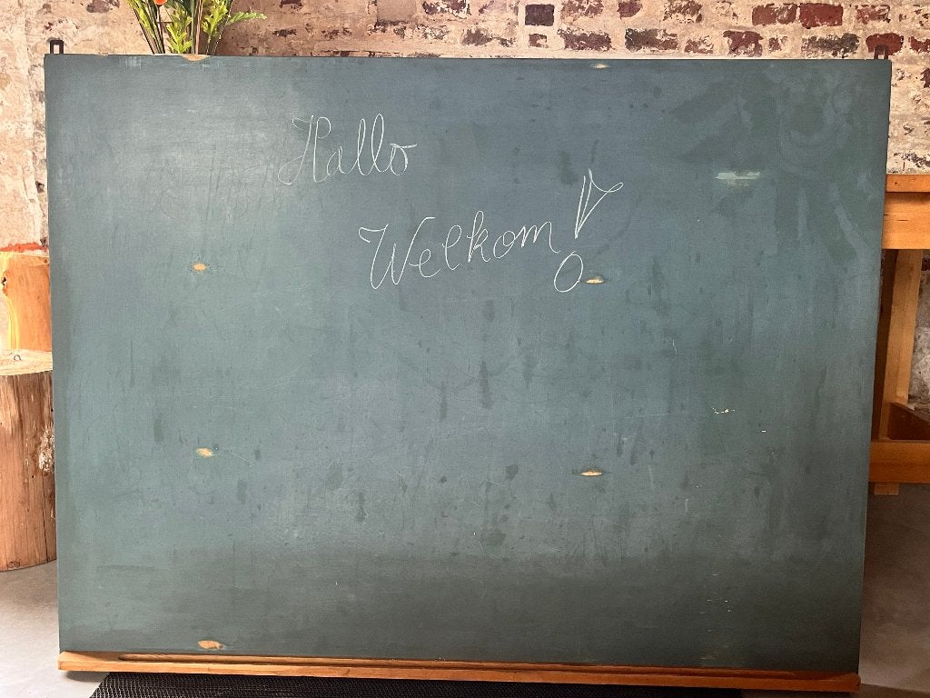 Vintage krijtbord, Ophalen, Krijtbord