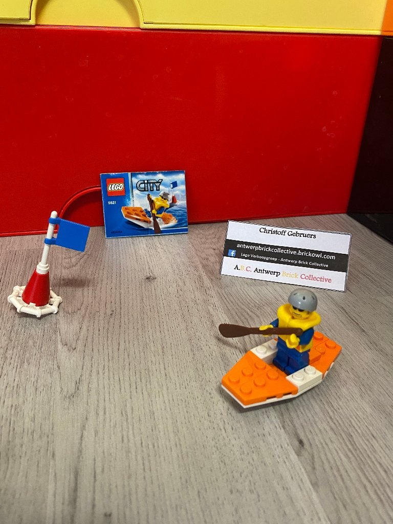 Lego City - 5621 - Kustwacht Kayak, Kinderen en Baby's, Ophalen, City, Lego, Zo goed als nieuw
