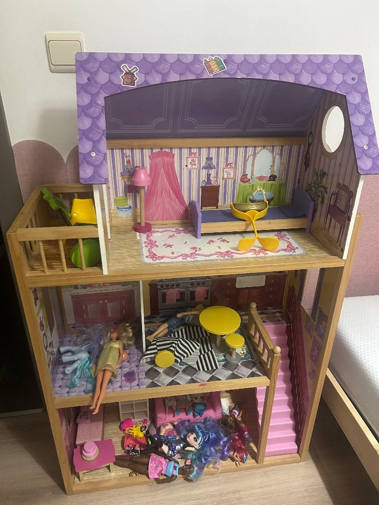 Poppenhuis Kidkraft, Ophalen, Zo goed als nieuw, Poppenhuis