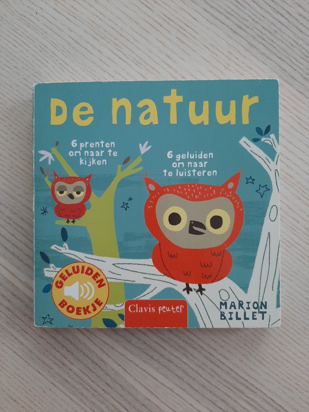 Marion Billet - De natuur / CLAVIS peuter geluidenboekje, Boeken, Ophalen, Marion Billet