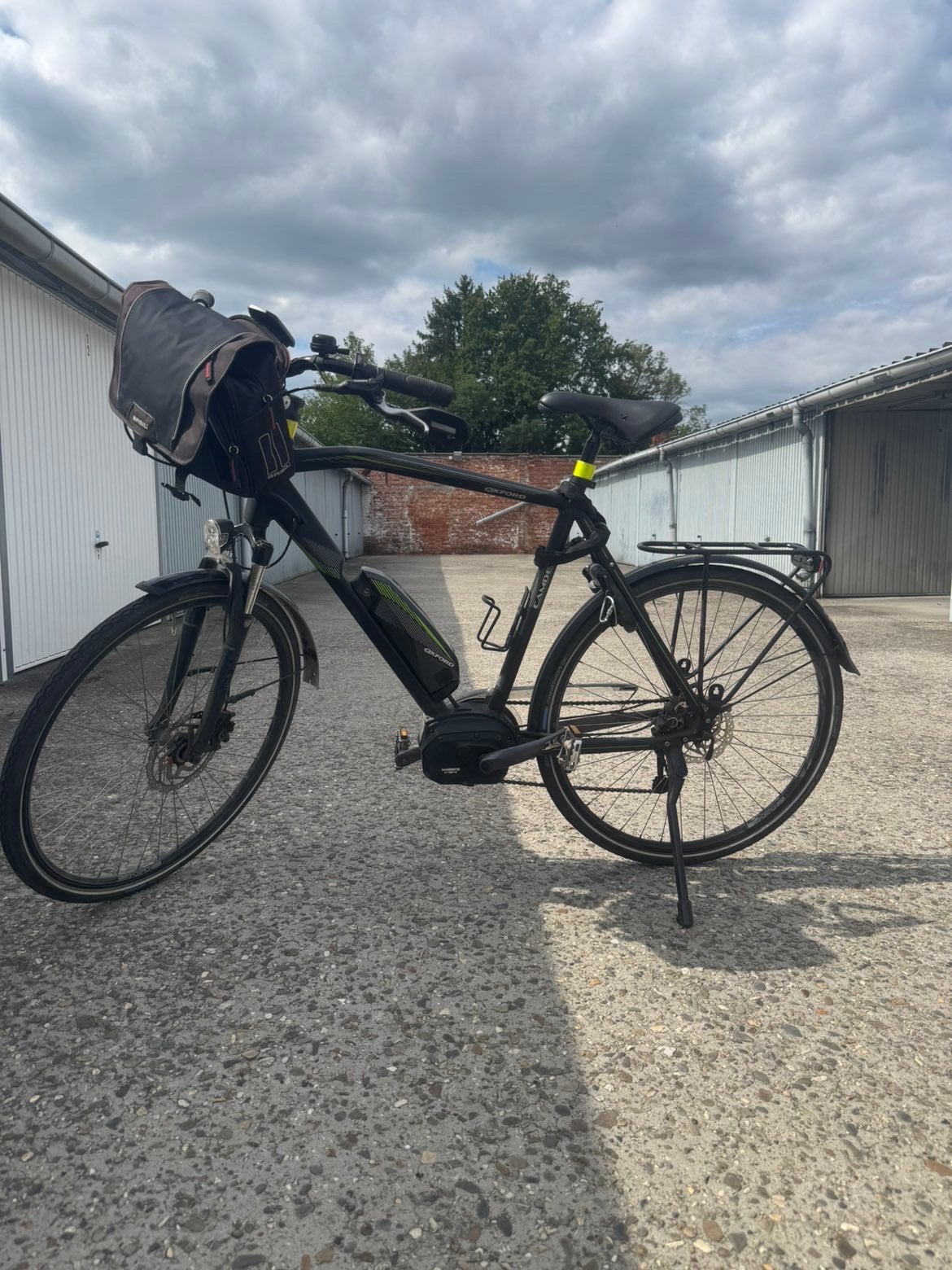 VÉLO ÉLECTRIQUE OXFORD AVEC MOTEUR CENTRAL SHIMANO, Enlèvement