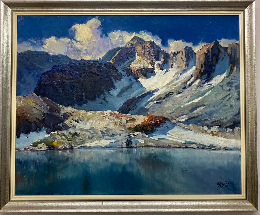 Schilderij ´Berglandschap’, Ophalen