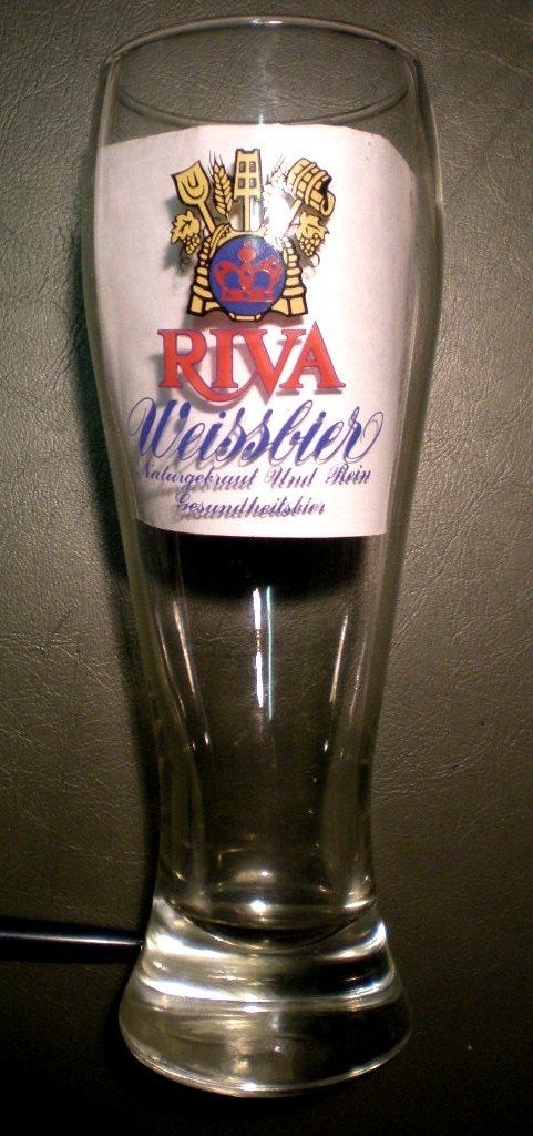 RIVA Weissbier, Verzamelen, Biermerken, Ophalen of Verzenden, Zo goed als nieuw, Glas of Glazen