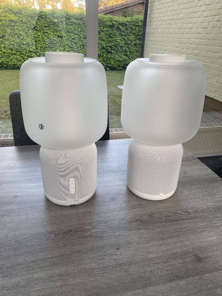 Sonos x Ikea SYMFONISK speaker lamp wit paar, TV, Hi-fi & Vidéo, Enceintes, Sorento, Enlèvement, Utilisé, Haut-parleurs Frontaux, Arrière ou Stéréo