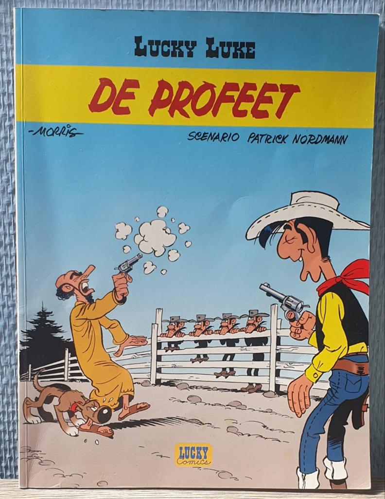 Lot 5 strips: Lucky Luke De Profeet + 4x FC De Kampioenen, Plusieurs BD, Enlèvement ou Envoi, Comme neuf, Hec Leemans (FC De Kampioenen)