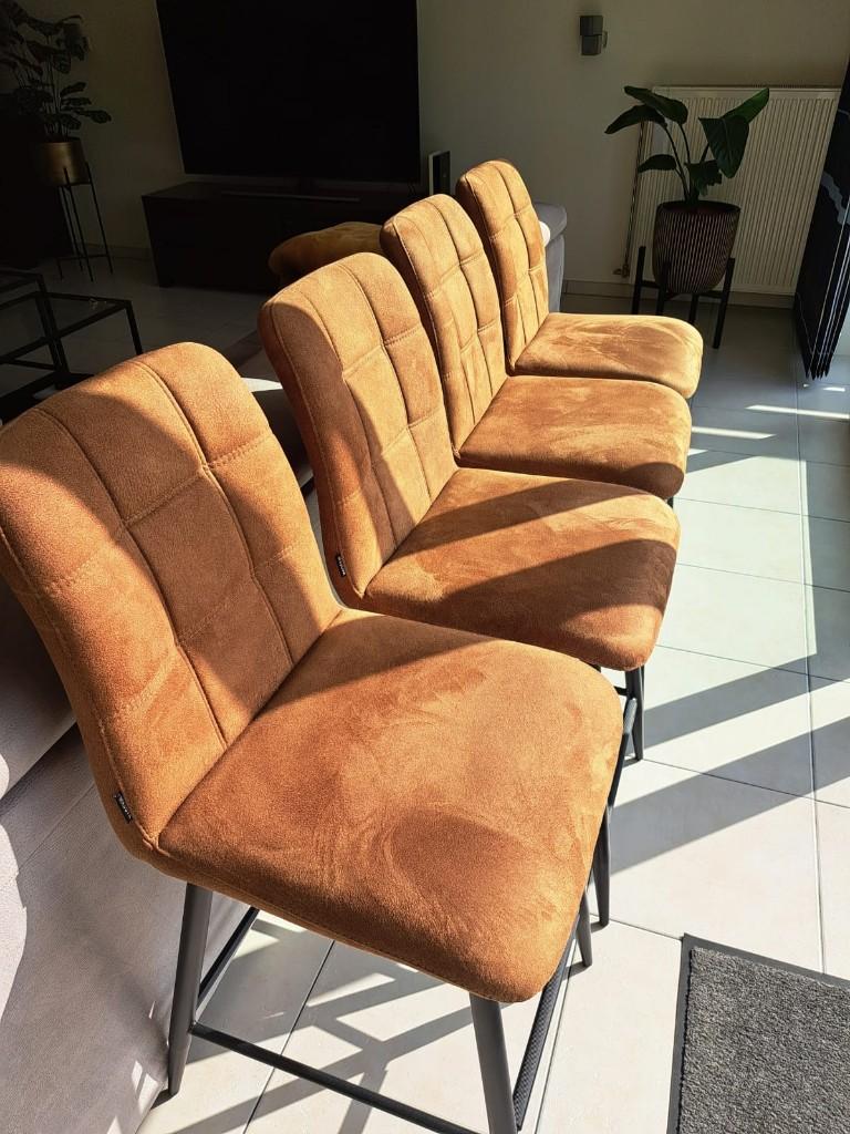 4 barstoelen voor de ontbijttafel, Huis en Inrichting, Stoelen, Zo goed als nieuw, Vier, Overige materialen, Overige kleuren, Ophalen