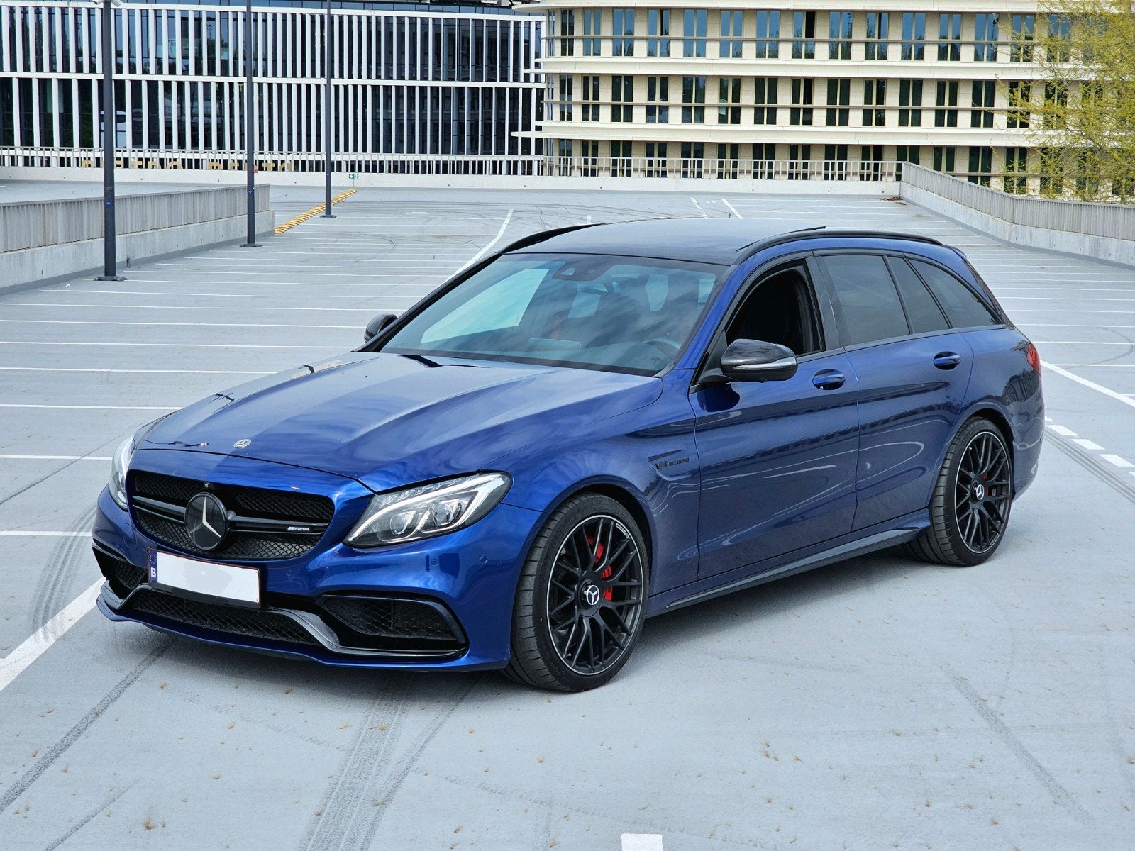 Mercedes c63s AMG // BTW 100% // LICHTE VRACHT, Auto's, Automaat, Achterwielaandrijving, 375 kW, Blauw