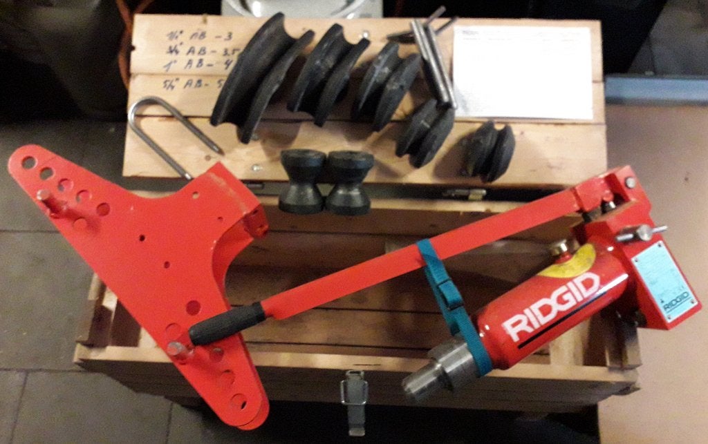 Ridgid hydraulische buigmachine, Doe-het-zelf en Bouw, Ophalen, Gebruikt