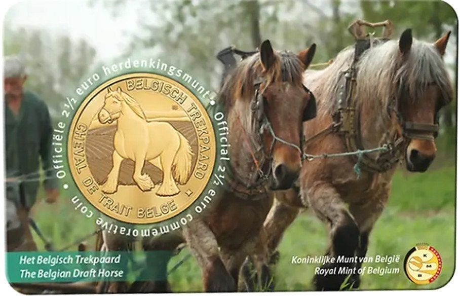 CC 2,5 euros Belgique 2026 Brabant Draft Horse FLAMAND, Envoi, Belgique, 5 euros