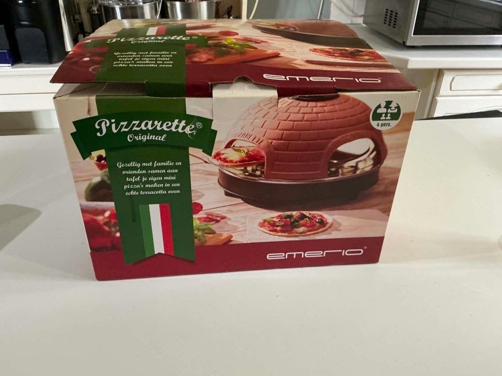 electrieche pizza oven voor 4 personen., Jardin & Terrasse, Fours à pizza, Enlèvement, Comme neuf