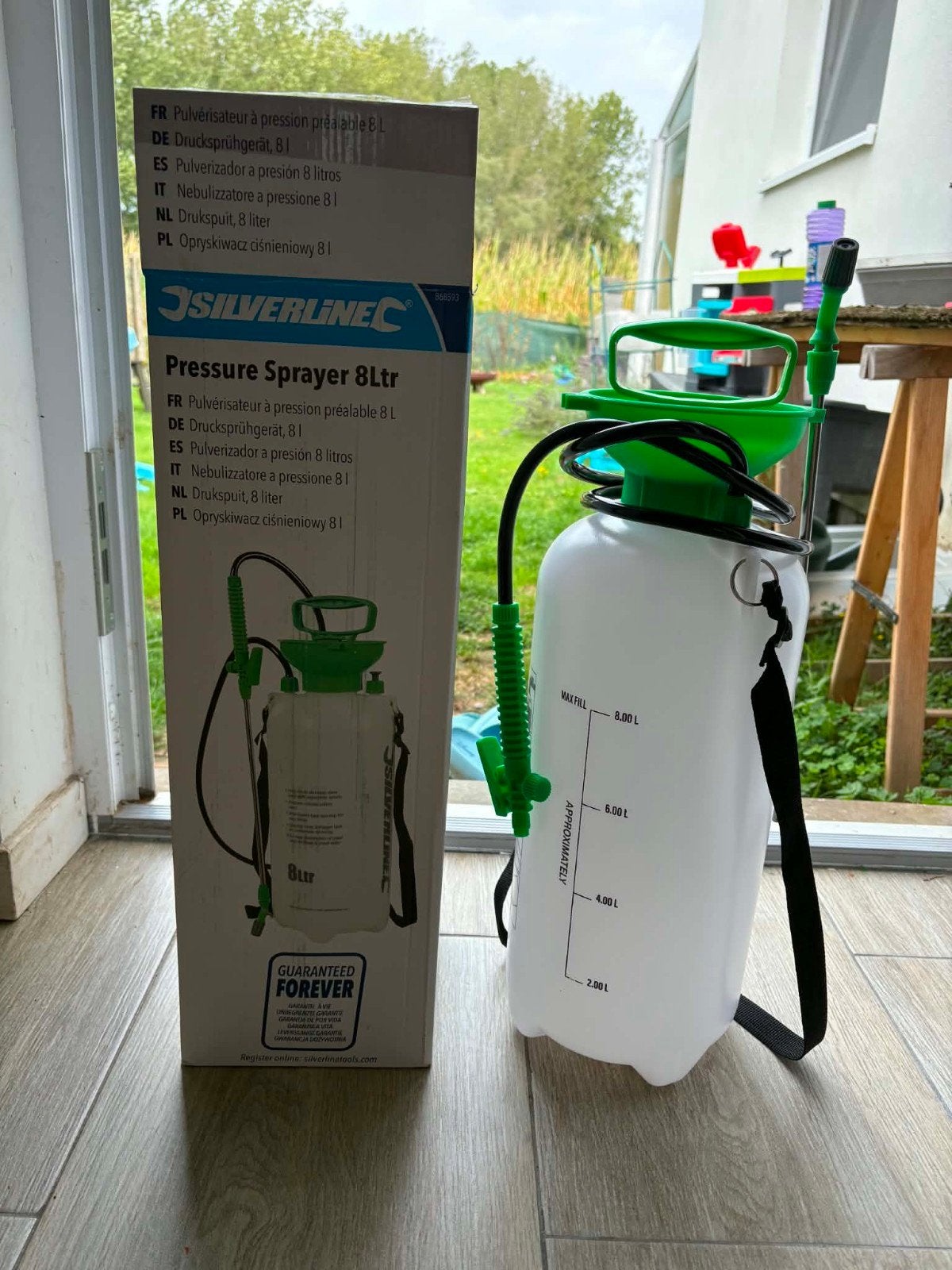 Nieuw sproeier 8 Liter, Jardin & Terrasse, Pesticides, Enlèvement ou Envoi, Neuf, Autres types