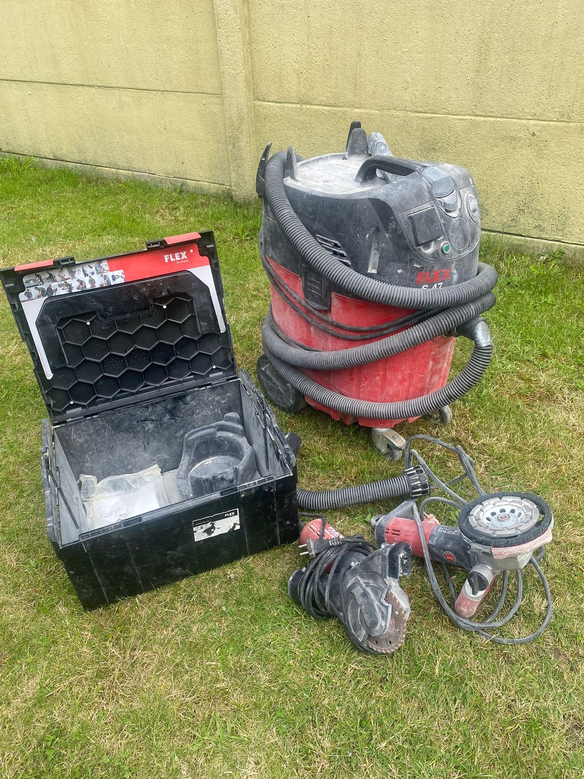FLEX S 47 Industriële Bouwstofzuiger - krachtige 3400W - 45L, Bricolage & Construction, Matériel de nettoyage, Comme neuf, Enlèvement