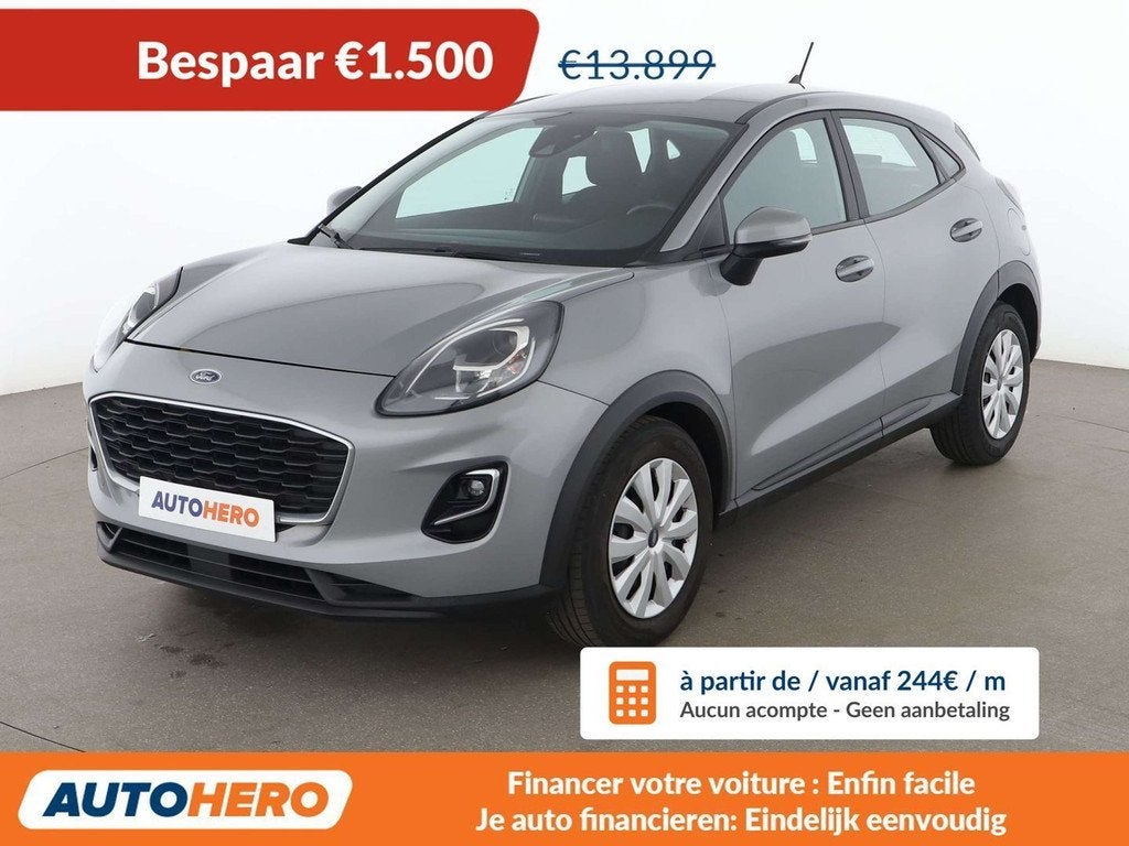 Ford Puma 1.0 EcoBoost Mild-Hybrid Cool & Connect (bj 2020), Auto's, Voorwielaandrijving, Stof, 124 g/km, 5 deurs