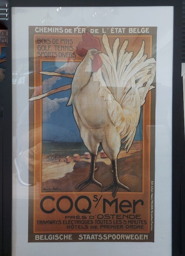Retro posters De Haan en Middelkerke, Ophalen, Nieuw, Rechthoekig Staand, Reclame