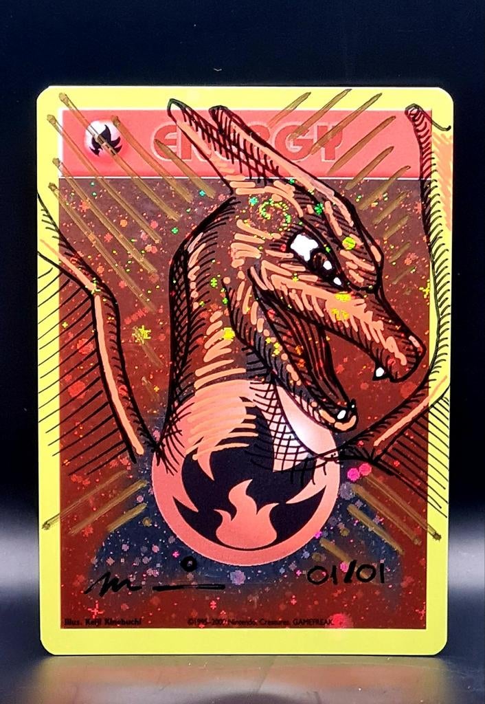 Unieke Moduwa Charizard 1/1 & Raichu sketches, Ophalen of Verzenden