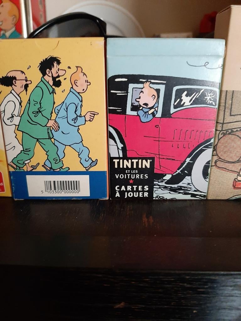 Kuifje 2 sets speelkaarten, Verzenden