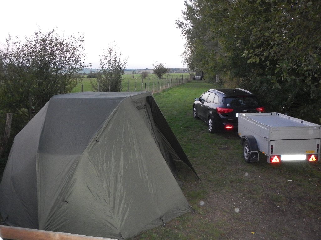 Karpertent Fox Euro Warrior + overwrap, Ophalen, Gebruikt, Overige typen