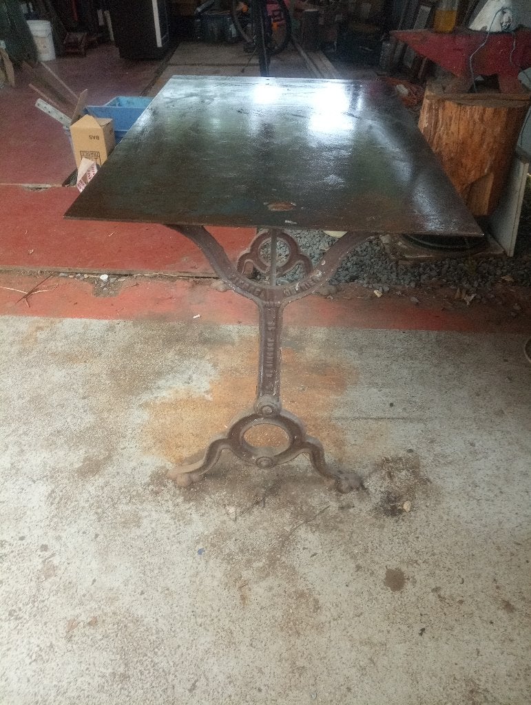 table d'atelier en metal, Enlèvement, Utilisé, Métal