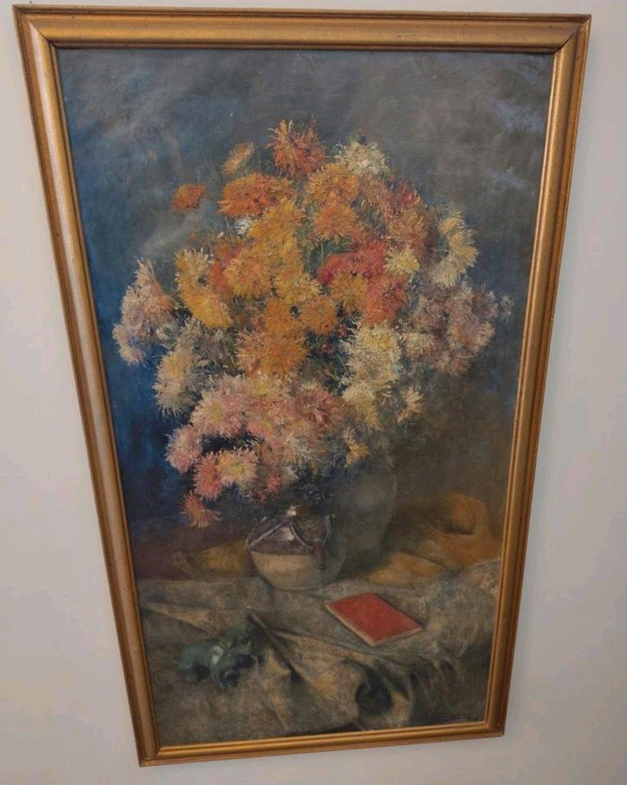 Huile sur toile signée Félix Carpentier (1924), Peinture à l'huile, Enlèvement, Signé, Toile