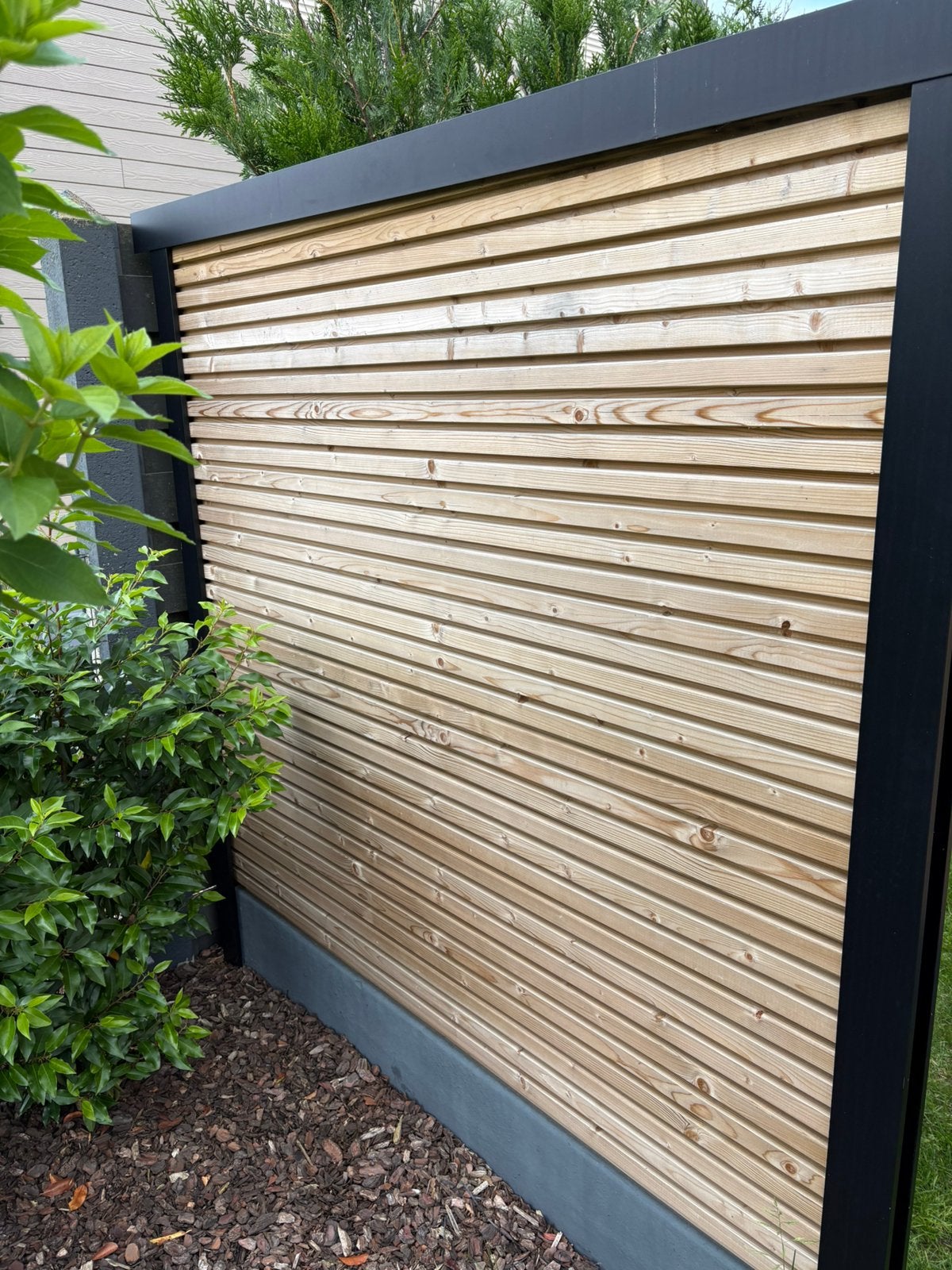 Houten schutting panelen, Enlèvement, Comme neuf