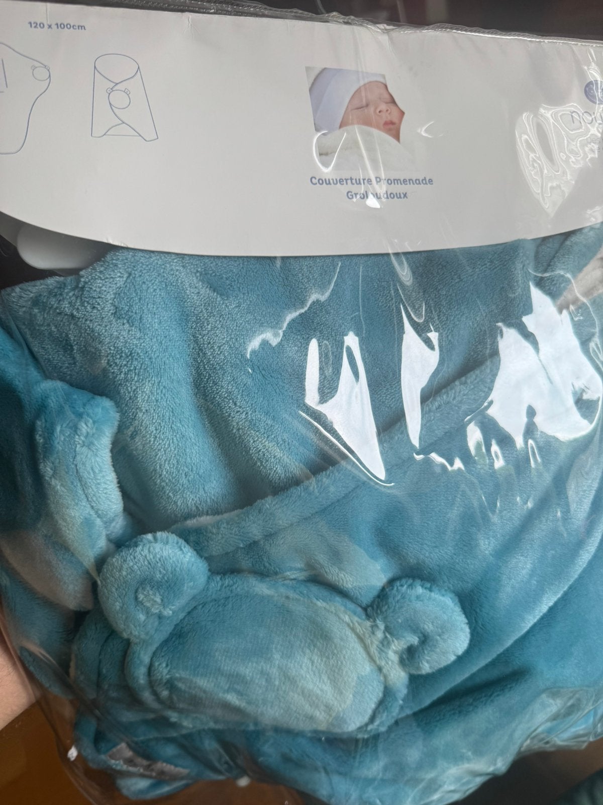 Couverture promenade bébé (maxi-cosi ou autre), Kinderen en Baby's, Kraamcadeaus en Geboorteborden, Ophalen, Zo goed als nieuw