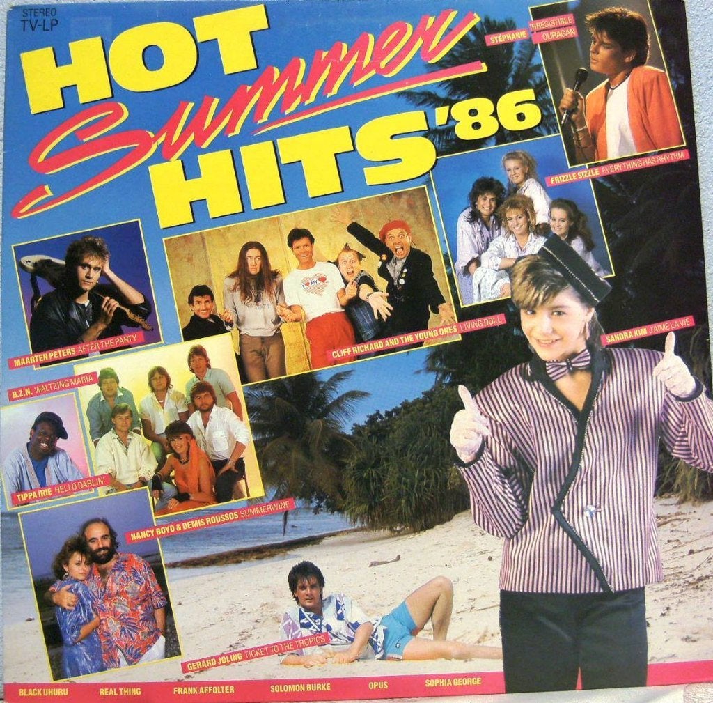 LP Hot Summer Hits 1986, Pop rock, Enlèvement ou Envoi, Housse de protection extérieure, Comme neuf