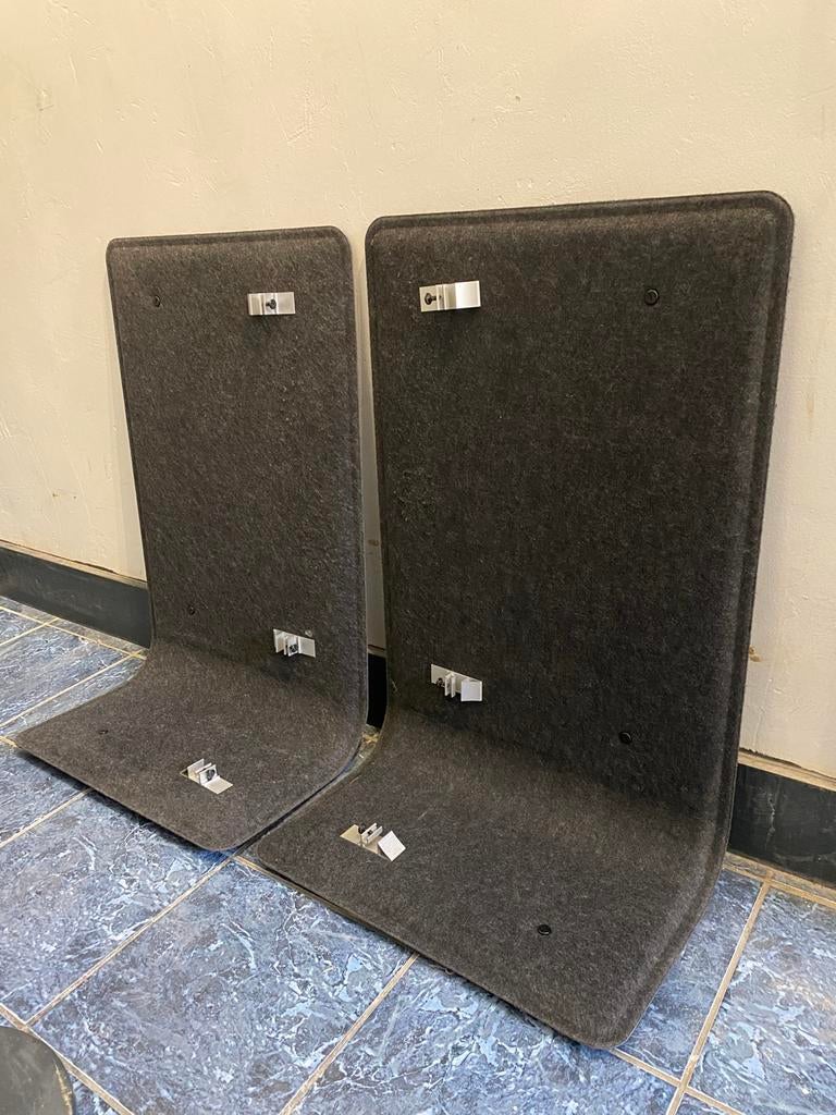 2 Ronde bureaupanelen van IKEA bekant, Ophalen, Scheidingswand, Zo goed als nieuw, IKEA
