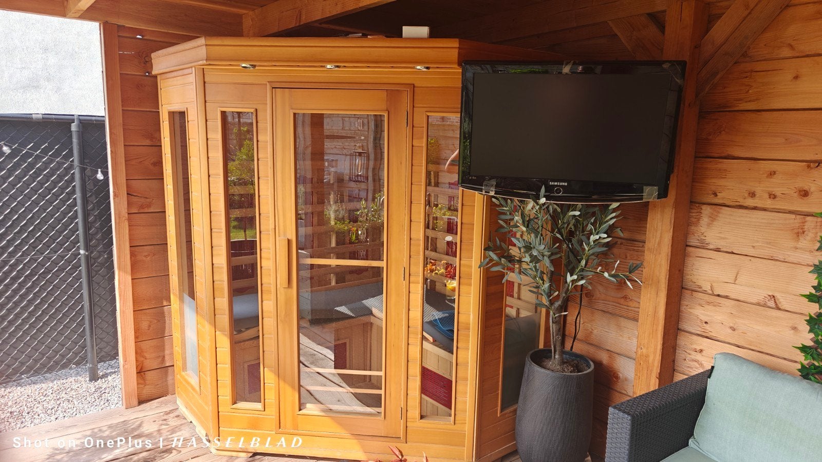 infraroodsauna, Sport en Fitness, Sauna, Ophalen, Gebruikt, Infrarood, Complete sauna