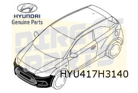 Hyundai i20 voorbumper (3-drs.) (bij PDC) (te spuiten) Origi, Neuf, -, Hyundai, -