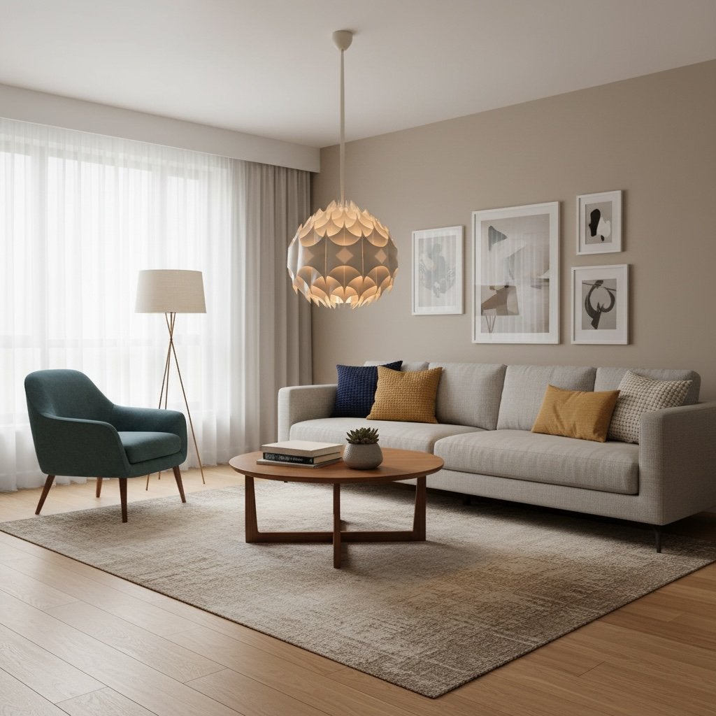 Lampe suspendue vintage de l'ère spatiale 'HAVLOVA MILANDA', Maison & Meubles, Lampes | Suspensions, Utilisé, Synthétique, Envoi