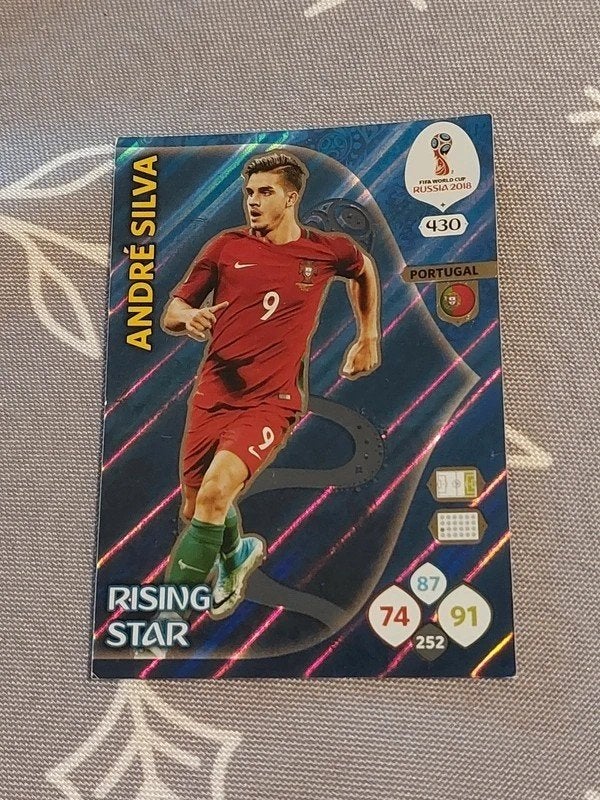 Panini / Voetbalkaart / André Silva / Portugal / WK 2018, Verzamelen, Ophalen of Verzenden, Zo goed als nieuw, Spelerskaart
