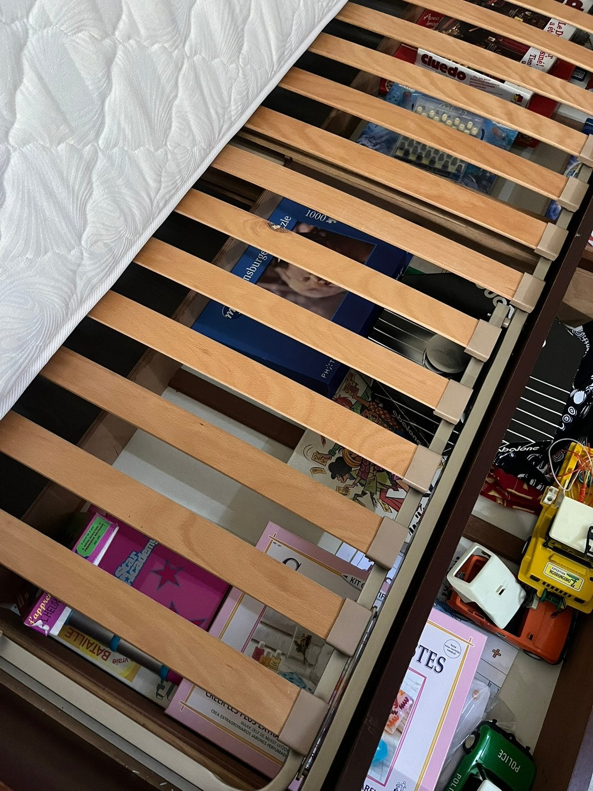 Sommier et matelas lit 1 personne, Enlèvement, Comme neuf, Sommier