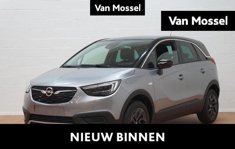 Opel Crossland X 1.2T 130pk 2020 Edition automaat, Auto's, Gebruikt, Zwart, 5 zetels, 600 kg