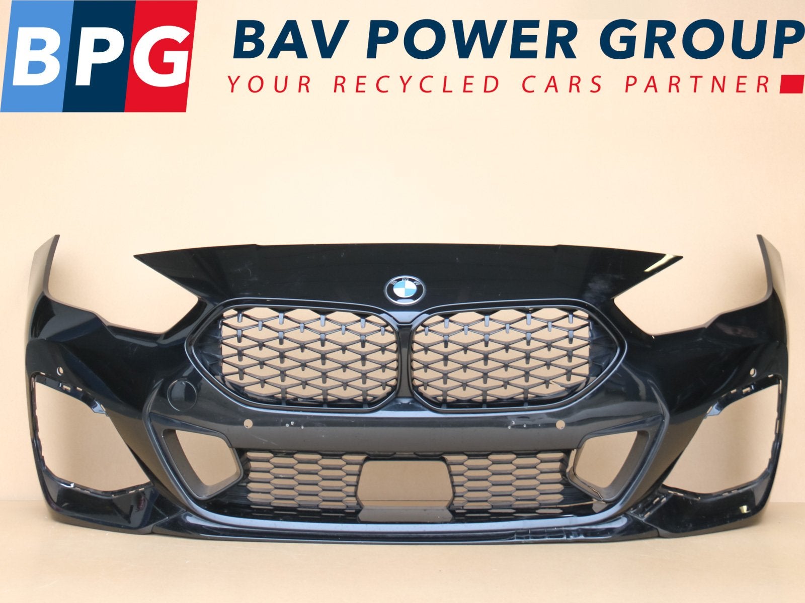 BUMPER VOOR M PAKKET BMW 2 serie Gran Coupe (F44), Gebruikt, Voor, Bumper, BMW