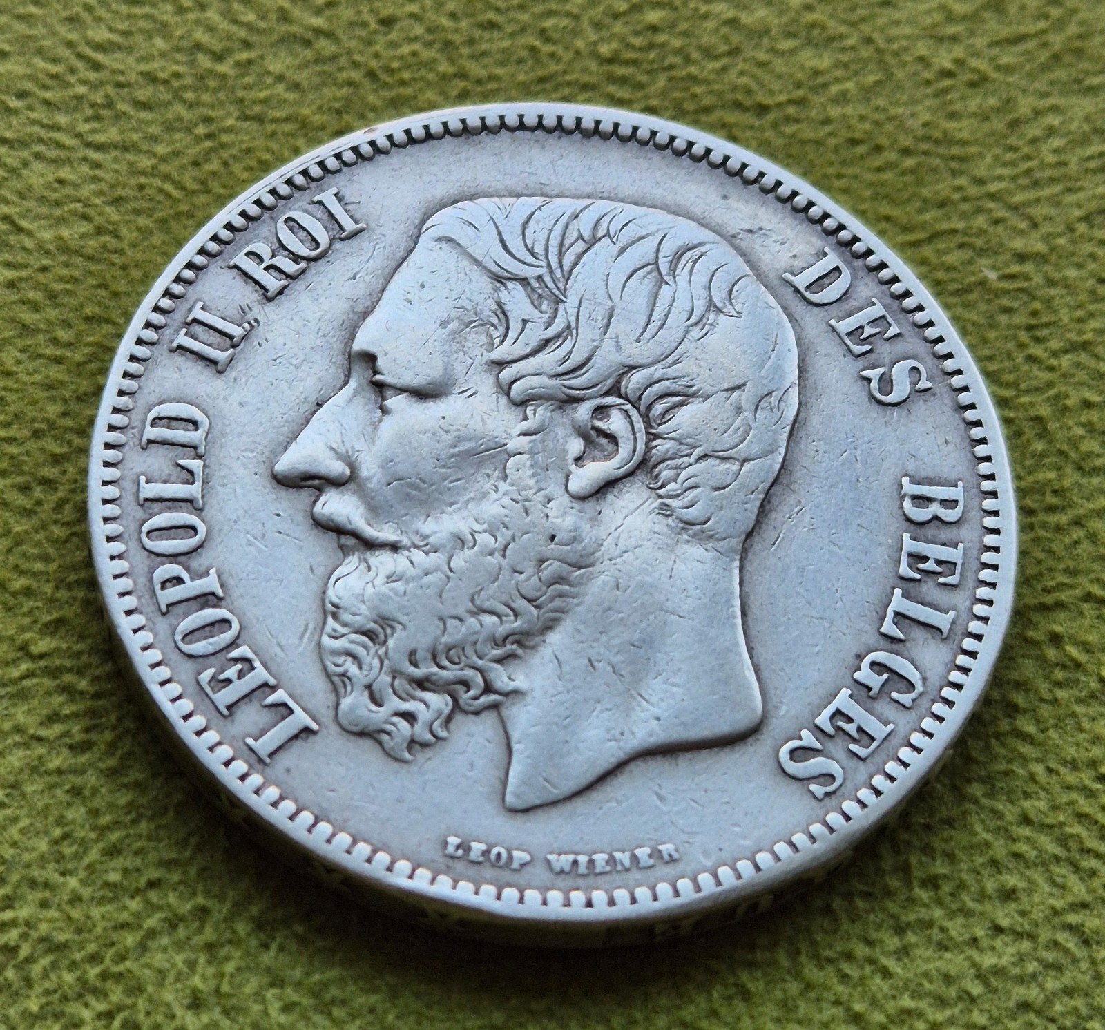 5 Francs  1867 met punt achter de F/ RAAR, Enlèvement ou Envoi, Monnaie en vrac, Argent, Argent