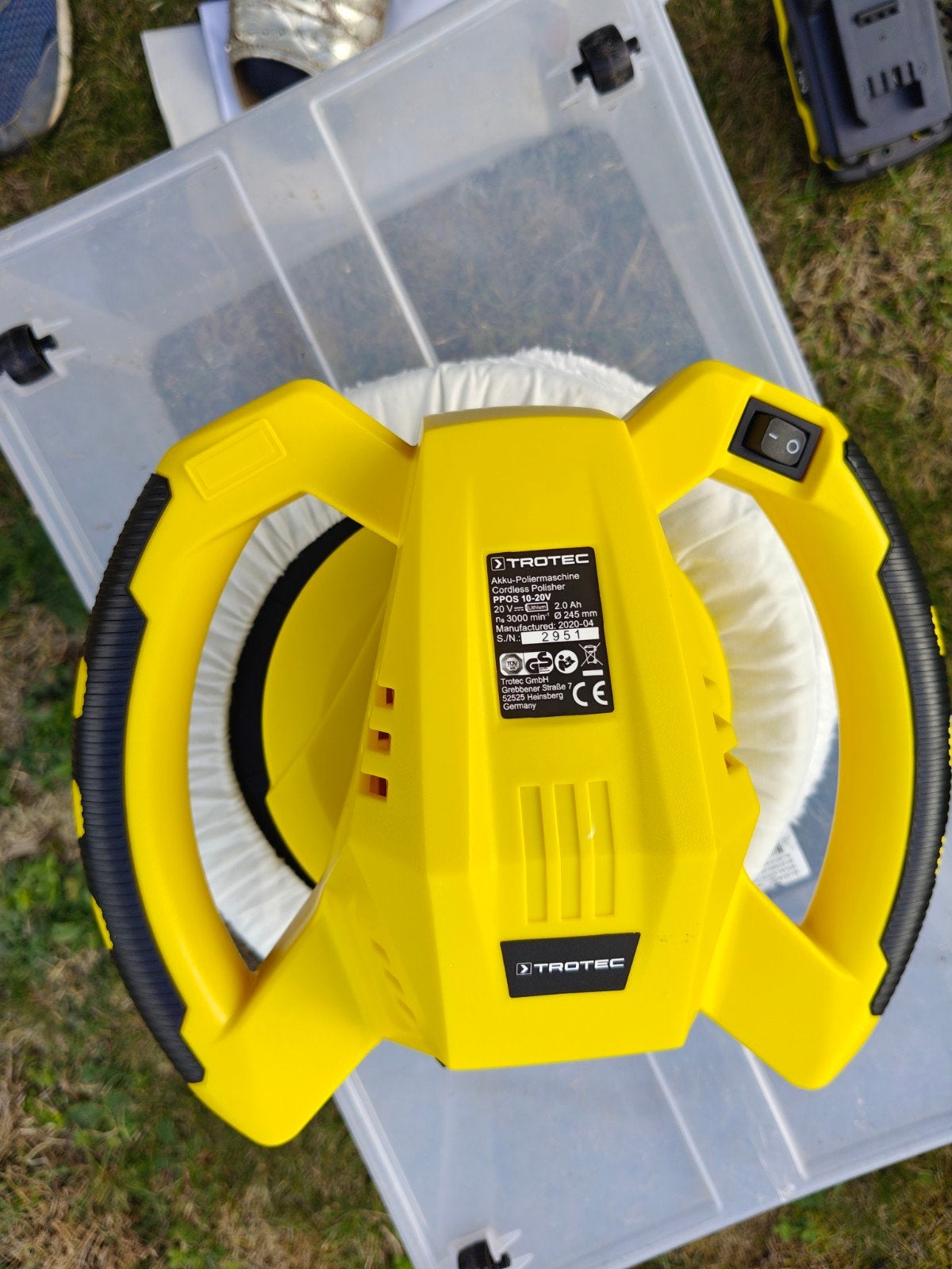 poliermachine Trotec accu PPOS, Jardin & Terrasse, Enlèvement, Neuf, Batterie, Trotec