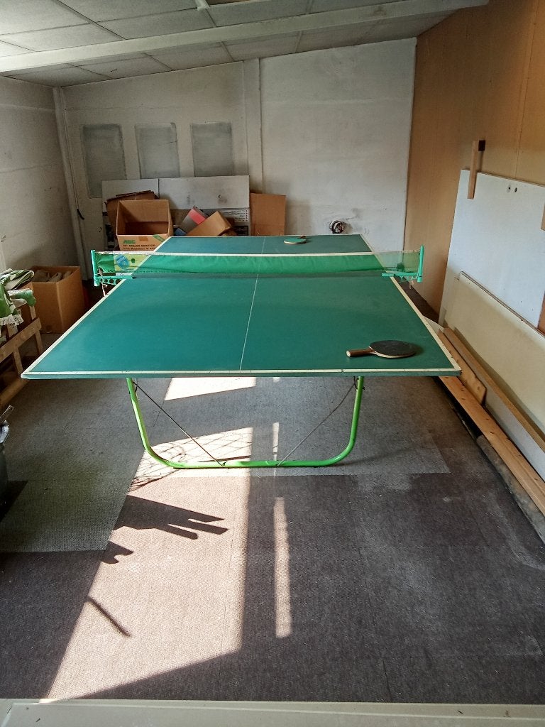 Vintage 1970's pingpongtafel, Hobby en Vrije tijd, Gezelschapsspellen | Overige, Ophalen, Gebruikt