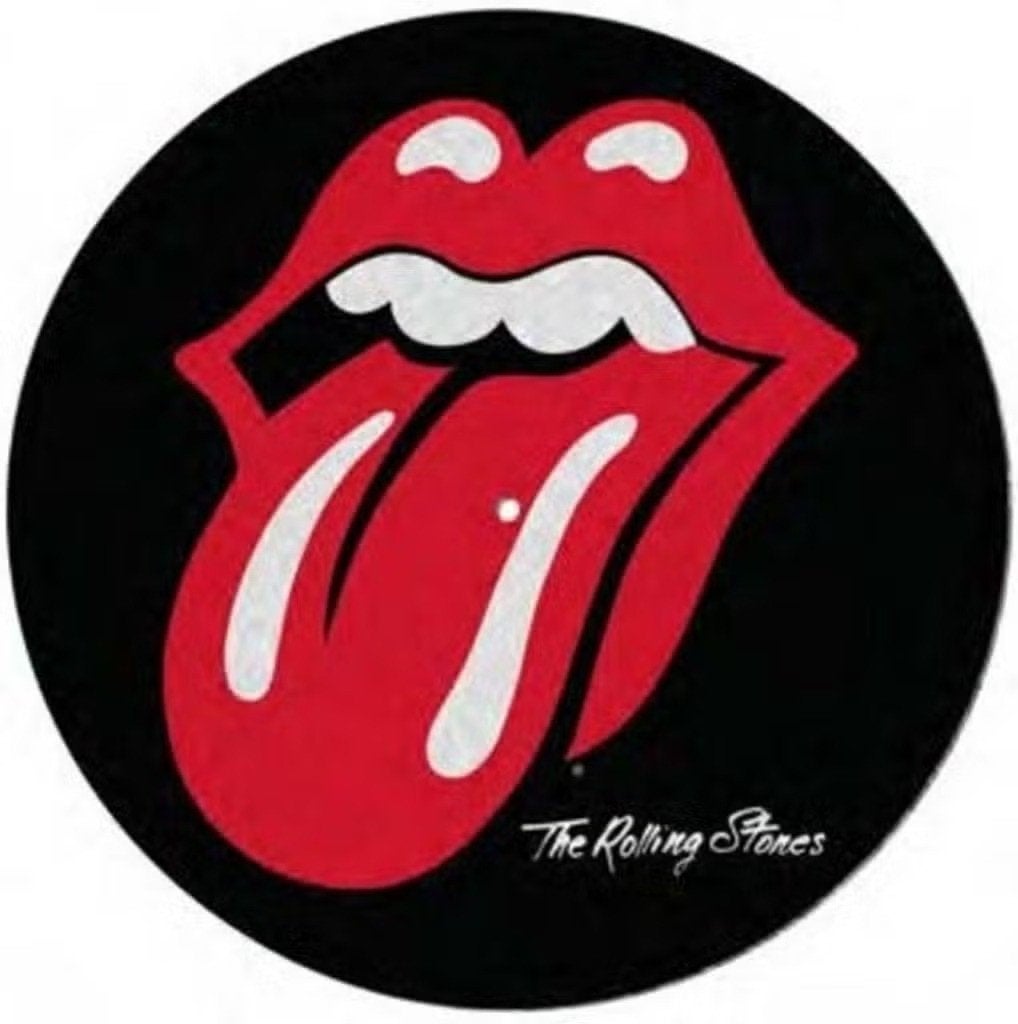 The Rolling Stones  Tongue Platenspeler Slipmat off. merch., Enlèvement ou Envoi, Neuf