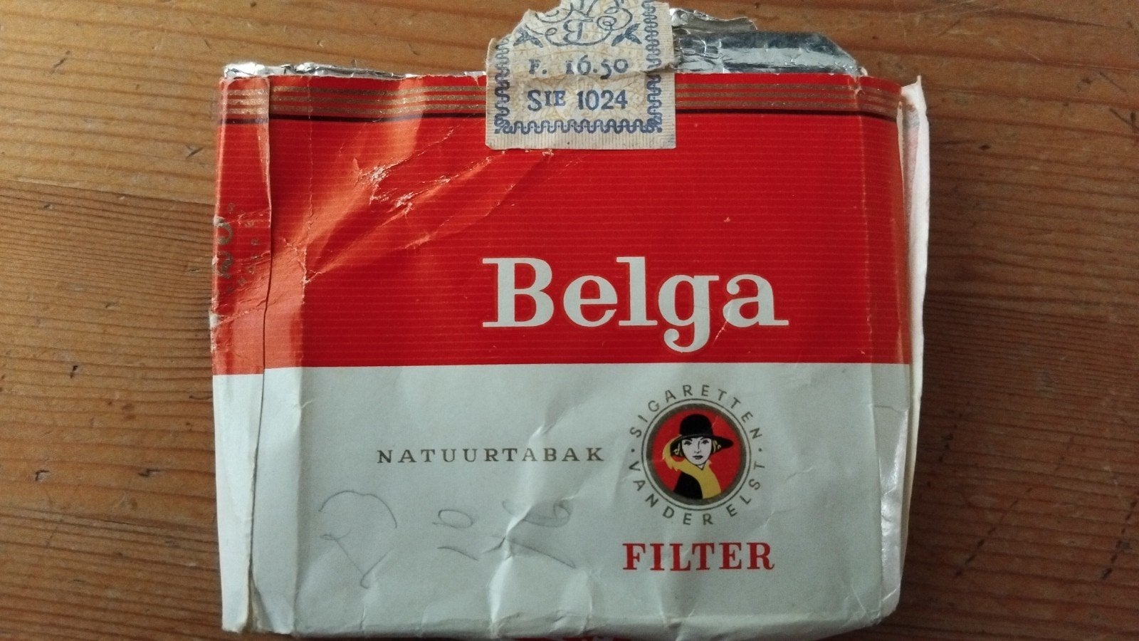 Très vieux paquet de cigarettes BELGA vide, Collections, Enlèvement ou Envoi