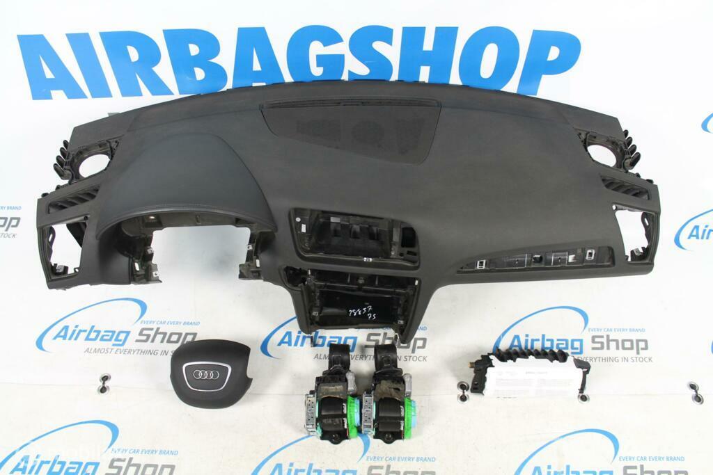Airbag kit Tableau de bord noir Audi Q5 8R (2008-2016), Enlèvement ou Envoi, Utilisé