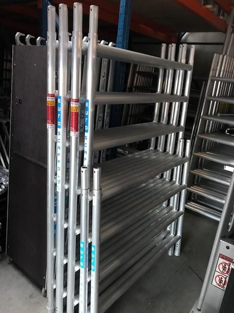 Nieuwe Rolsteiger Euroscaffold 1.35x 2.50x 8.2m werkhoogte, Doe-het-zelf en Bouw, Ophalen, Nieuw, Rolsteiger of Kamersteiger, 5 meter of hoger