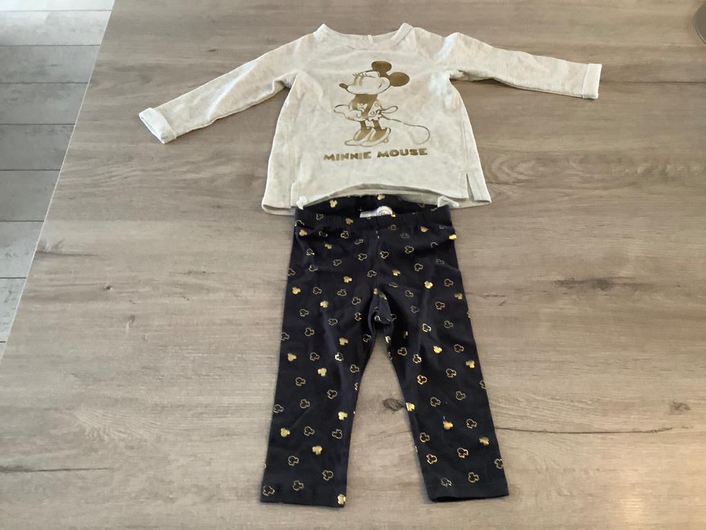 Disney Minnie Mouse baby kleding set (Maat 80), Kinderen en Baby's, Babykleding | Maat 80, Meisje, H&M, Ophalen of Verzenden, Zo goed als nieuw