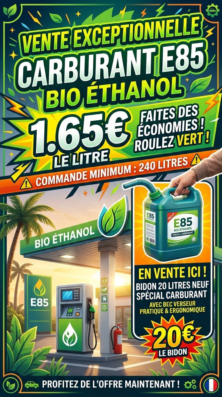 BIO-ETHANOL BRANDSTOF E85 240 LITER, Ophalen of Verzenden, Nieuw, Overige automerken