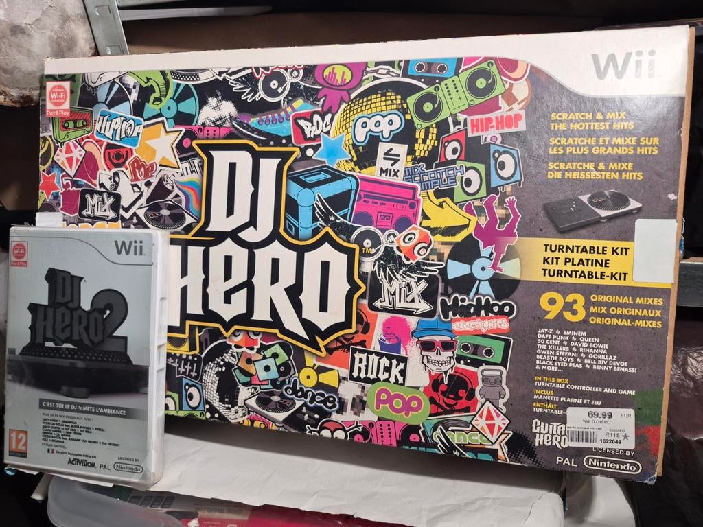 DJ Hero pour Nintendo Wii neuf, Collections, Machines | Flipper (jeu), Enlèvement ou Envoi
