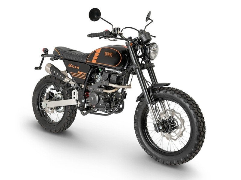 BLUROC - Hero 50 EFI -  Retro scrambler / Heritage styling, Fietsen en Brommers, Ophalen, Nieuw, 49 cc, Klasse B (45 km/u)