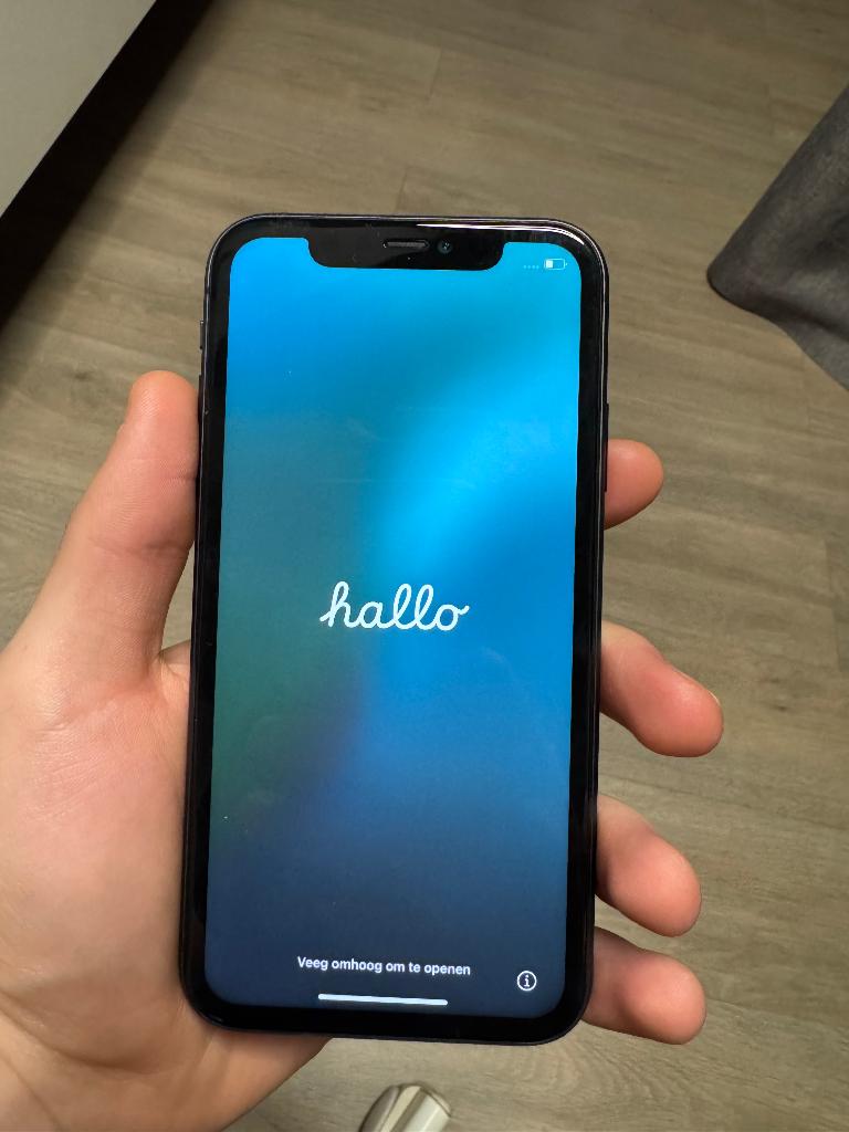 iPhone 11 zwart 64 GB telefoon met 100% batterij, Zwart, Refurbished, 64 GB, Zonder simlock