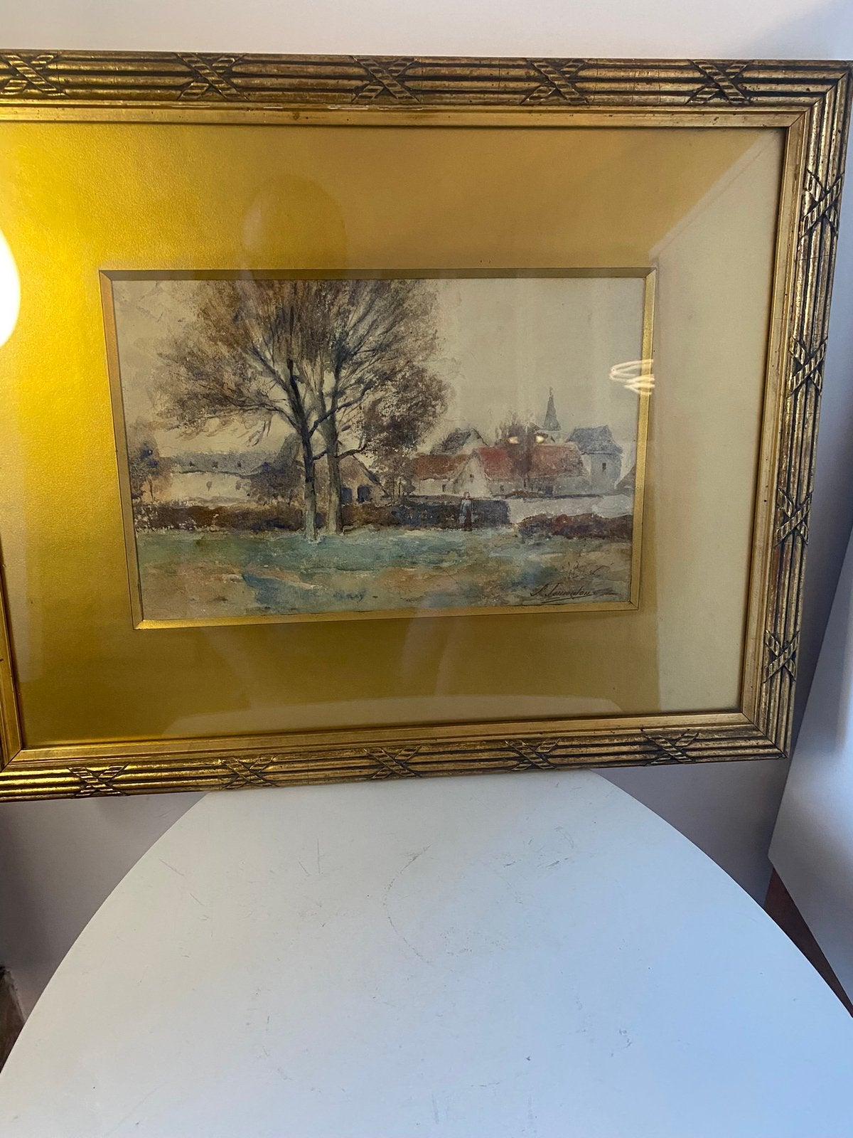 Aquarelle Frédéric Jaumouton, Enlèvement ou Envoi, Aquarelle