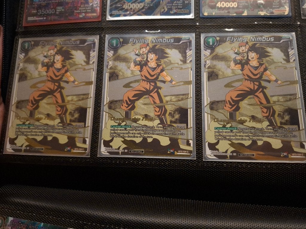 Flying nimbus nfs tournament 2019 gold stamp, Enlèvement ou Envoi, Neuf, Cartes en vrac