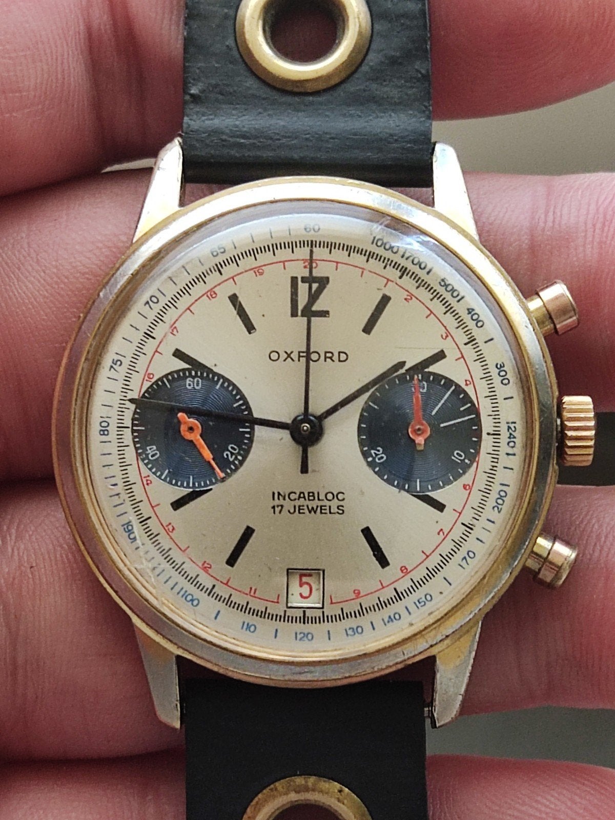chrono Oxford Valjoux 7734, Ophalen of Verzenden